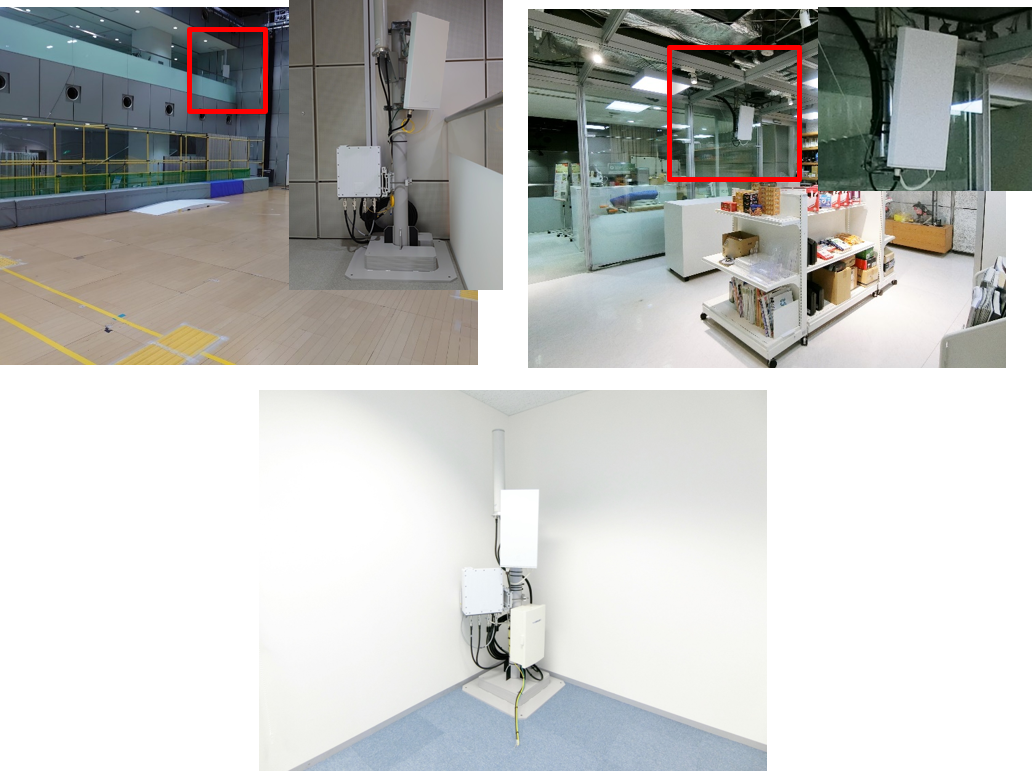 ローカル5G基地局の写真